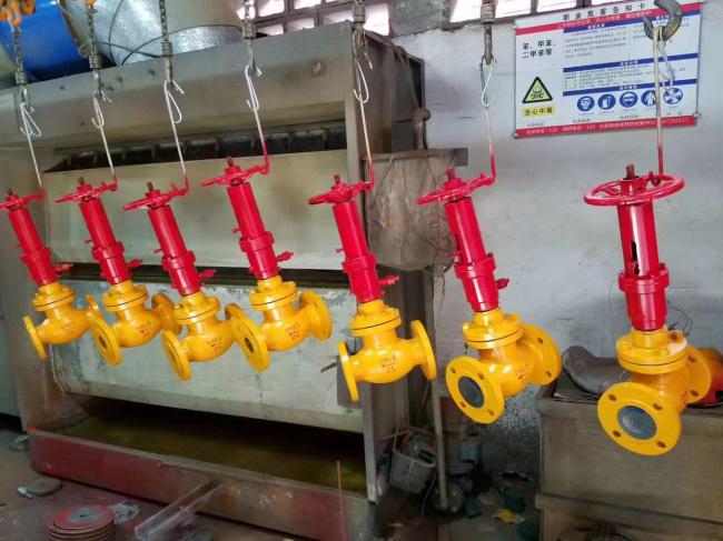 永龍閥門車間一角