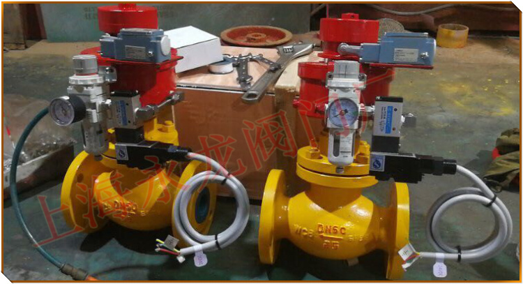 氨用緊急切斷閥控制原理圖 氨用緊急切斷閥控制原理圖