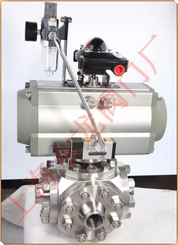 不銹鋼高壓三通焊接氣動(dòng)球閥