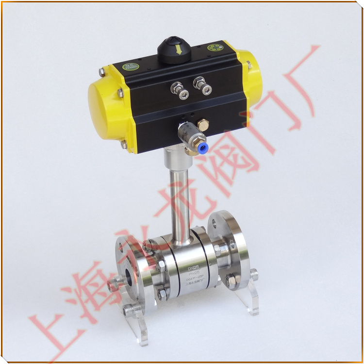 帶±80℃高溫熔斷裝置長軸氣動(dòng)低溫球閥 帶±80℃高溫熔斷裝置長軸氣動(dòng)低溫球閥