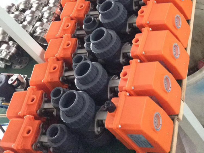 UPVC電動(dòng)球閥生產(chǎn)流水線