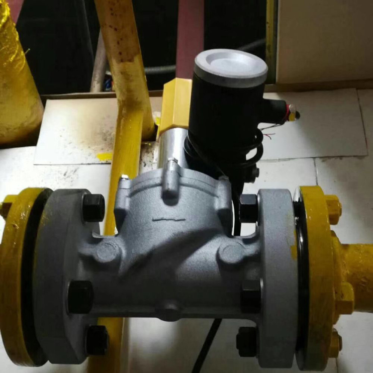燃?xì)饩o急切斷閥安裝現(xiàn)場(chǎng)