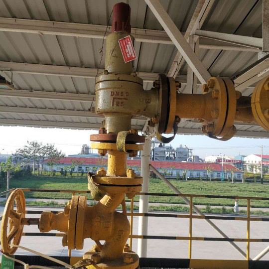 氨用安全閥安裝現場