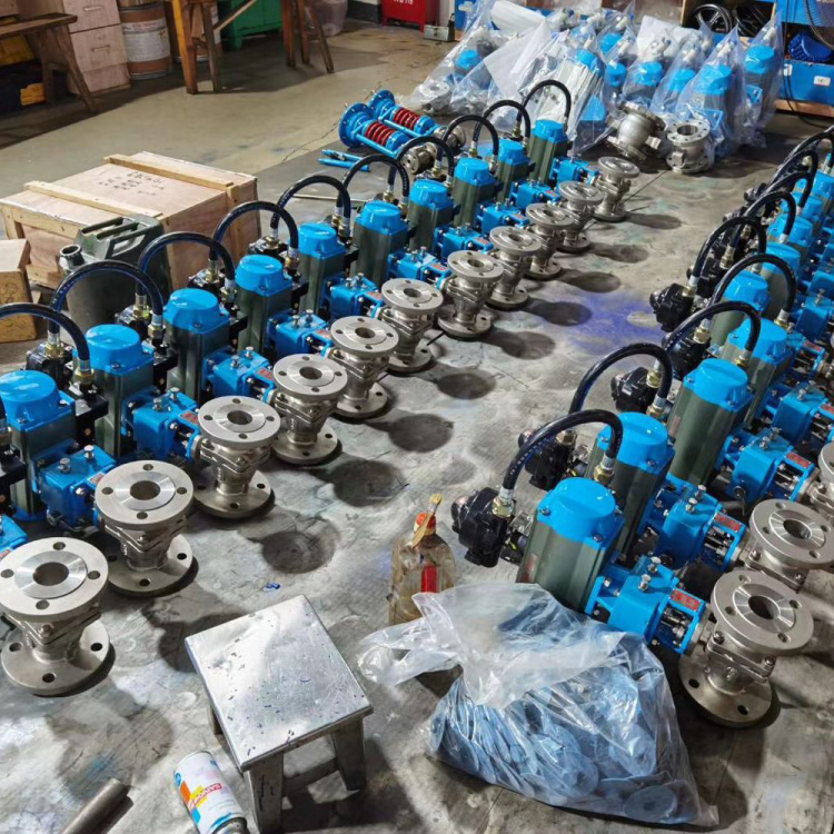 氣動(dòng)切斷閥-裝配