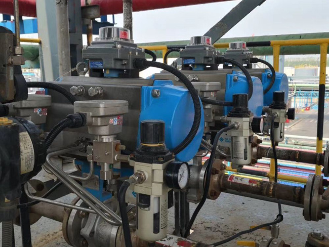 氨罐出口開(kāi)關(guān)閥-應(yīng)用案例