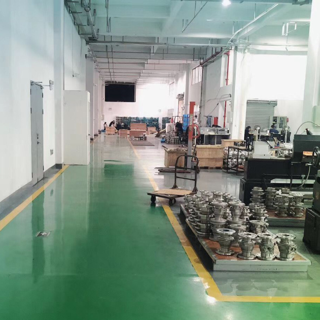 上海永龍氣動(dòng)切斷球閥生產(chǎn)車間