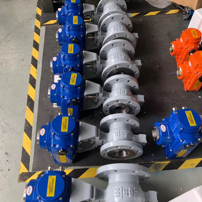 電動(dòng)V型切斷球閥