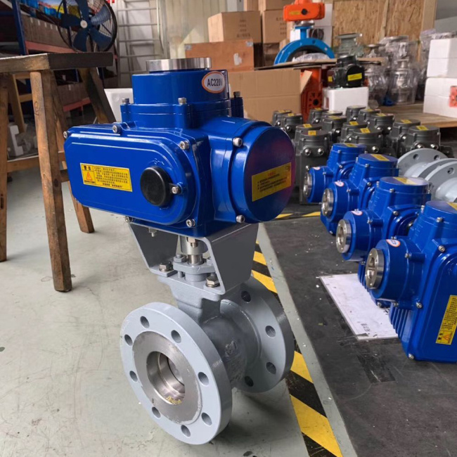 V型電動(dòng)切斷球閥