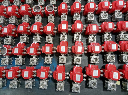 防爆快裝卡箍式電動(dòng)球閥 防爆快裝卡箍式電動(dòng)球閥