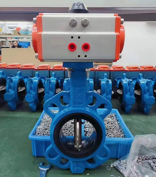 D671X-16C對夾式氣動蝶閥圖片