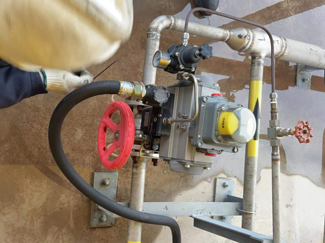 氣動切斷閥_氨站儲罐應(yīng)用實例 氣動切斷閥_氨站儲罐應(yīng)用實例