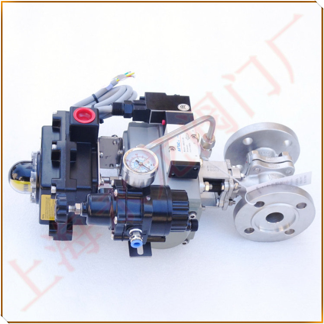 氣動V型切斷球閥圖片 氣動V型切斷球閥圖片