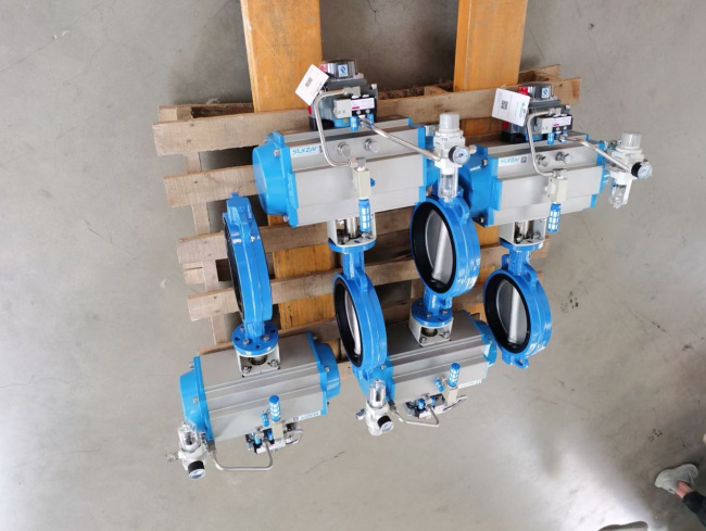 軟密封氣動蝶閥 軟密封氣動蝶閥